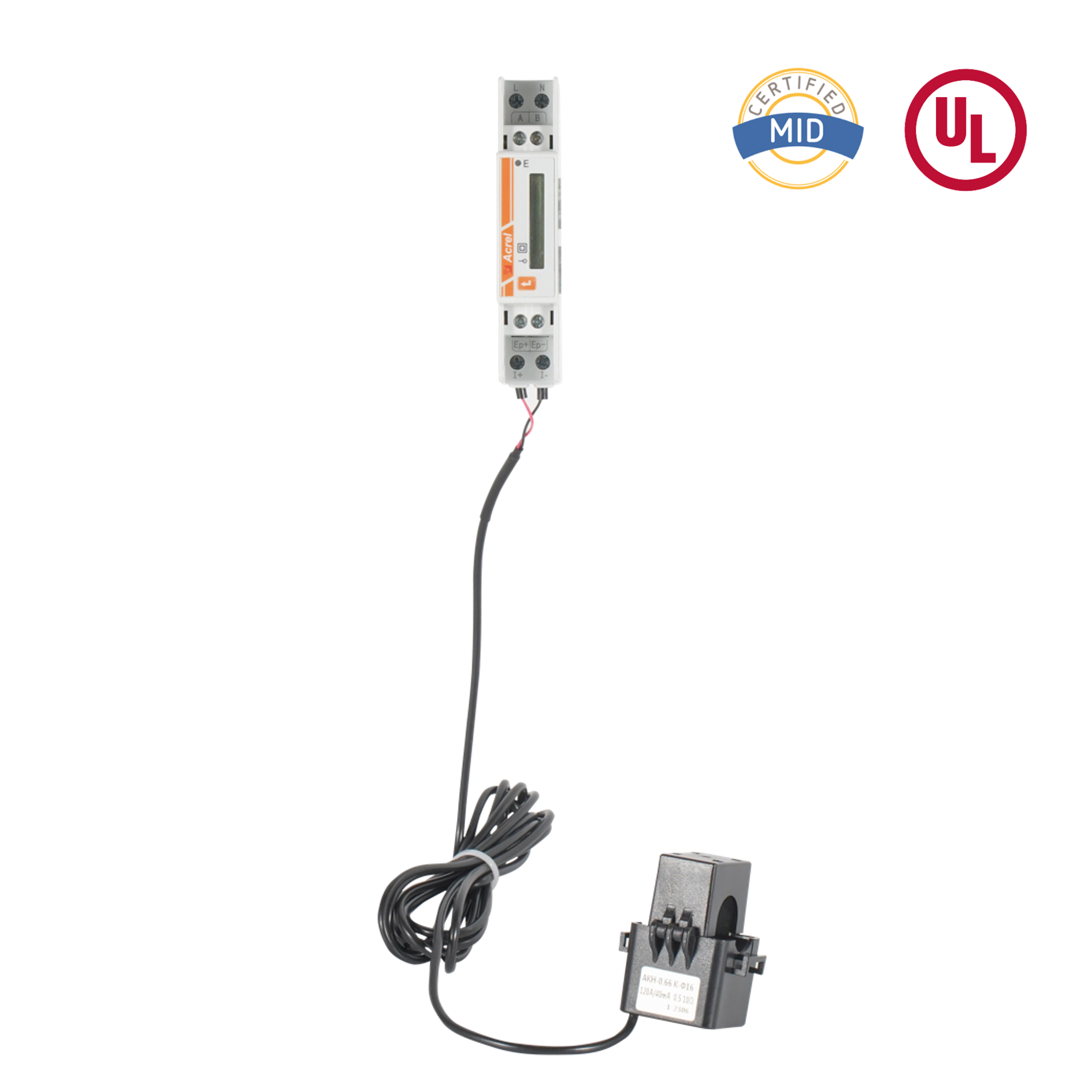 Máy đo năng lượng một pha AC được chứng nhận UL với Split Core CT