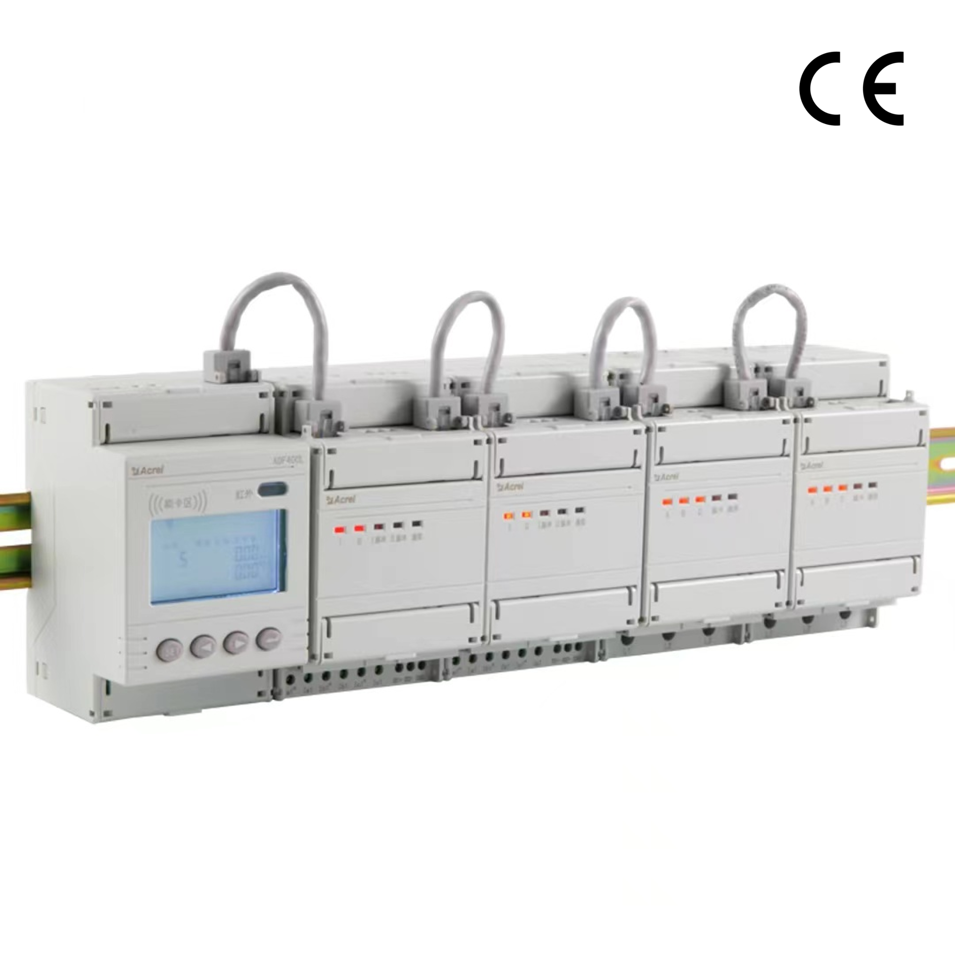 Đồng hồ đo điện mô-đun DIN Rail đa mạch AC một pha/ba pha