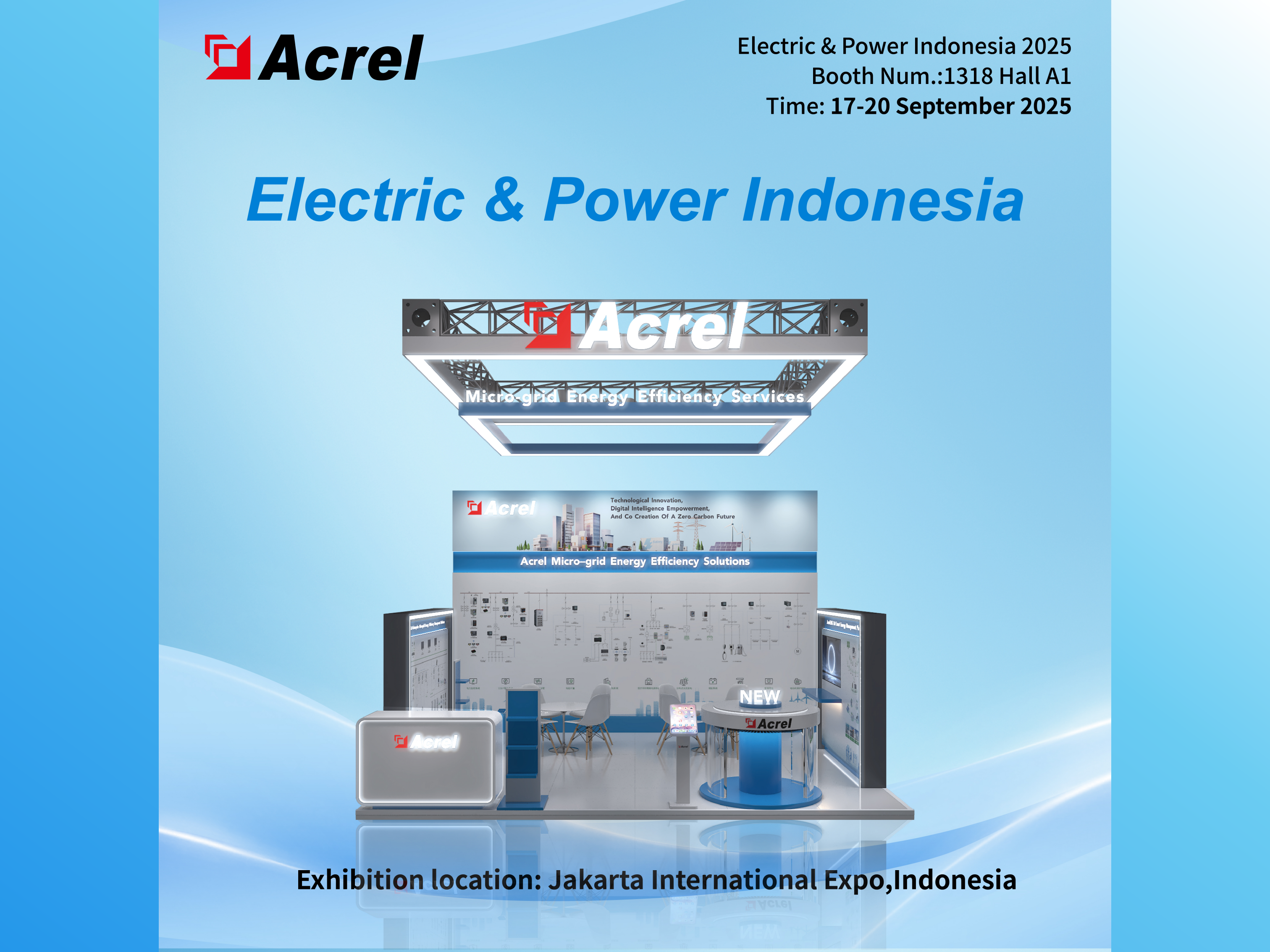Acrel giới thiệu các giải pháp quản lý năng lượng tiên tiến tại Electric & Power Indonesia 2025